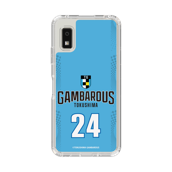 スリムプロテクションケース［ 徳島ガンバロウズ - #24 OSAKI - ブルー - 表 ］