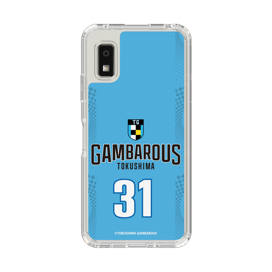 スリムプロテクションケース［ 徳島ガンバロウズ - #31 HAYMOND - ブルー - 表 ］