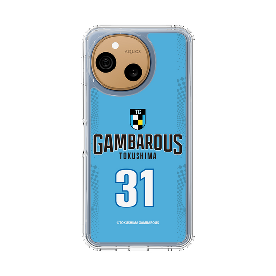 スリムプロテクションケース［ 徳島ガンバロウズ - #31 HAYMOND - ブルー - 表 ］