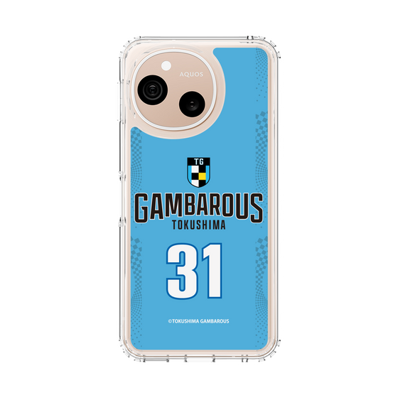 スリムプロテクションケース［ 徳島ガンバロウズ - #31 HAYMOND - ブルー - 表 ］