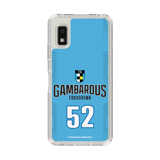 スリムプロテクションケース［ 徳島ガンバロウズ - #52 AOYAMA - ブルー - 表 ］