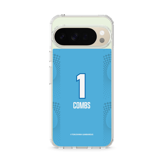 スリムプロテクションケース［ 徳島ガンバロウズ - #1 COMBS - ブルー ］
