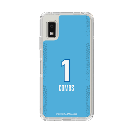 スリムプロテクションケース［ 徳島ガンバロウズ - #1 COMBS - ブルー ］