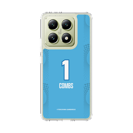 スリムプロテクションケース［ 徳島ガンバロウズ - #1 COMBS - ブルー ］