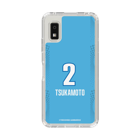 スリムプロテクションケース［ 徳島ガンバロウズ - #2 TSUKAMOTO - ブルー ］