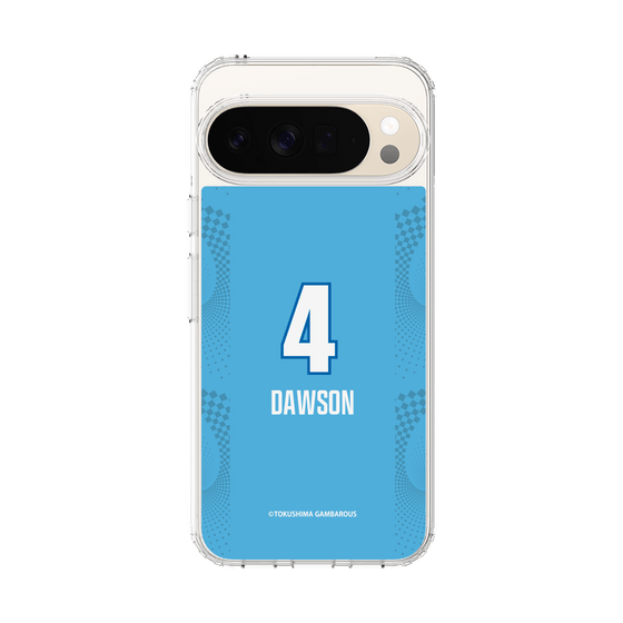 スリムプロテクションケース［ 徳島ガンバロウズ - #4 DAWSON - ブルー ］