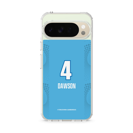 スリムプロテクションケース［ 徳島ガンバロウズ - #4 DAWSON - ブルー ］