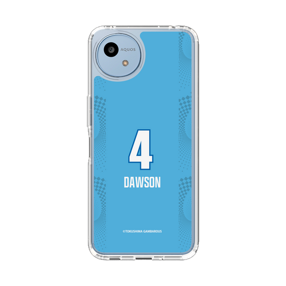 スリムプロテクションケース［ 徳島ガンバロウズ - #4 DAWSON - ブルー ］