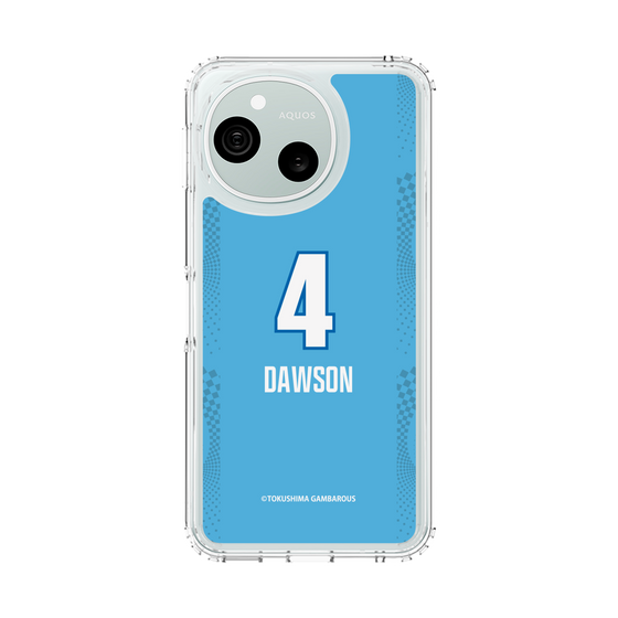 スリムプロテクションケース［ 徳島ガンバロウズ - #4 DAWSON - ブルー ］