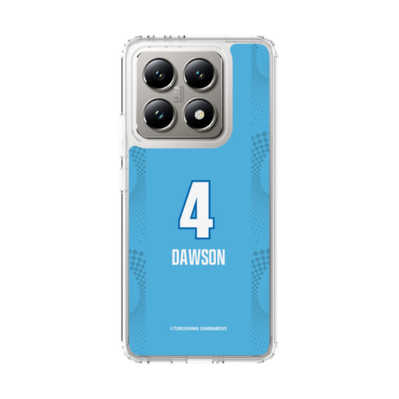 スリムプロテクションケース［ 徳島ガンバロウズ - #4 DAWSON - ブルー ］