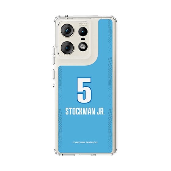 スリムプロテクションケース［ 徳島ガンバロウズ - #5 STOCKMAN JR. - ブルー ］