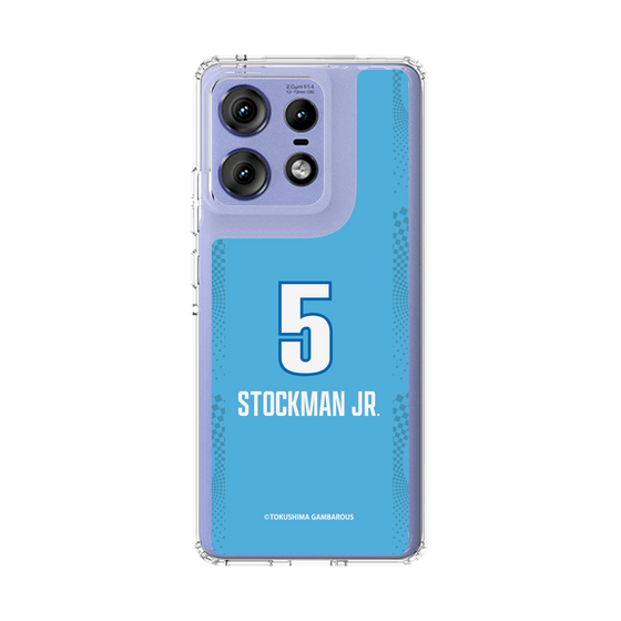スリムプロテクションケース［ 徳島ガンバロウズ - #5 STOCKMAN JR. - ブルー ］