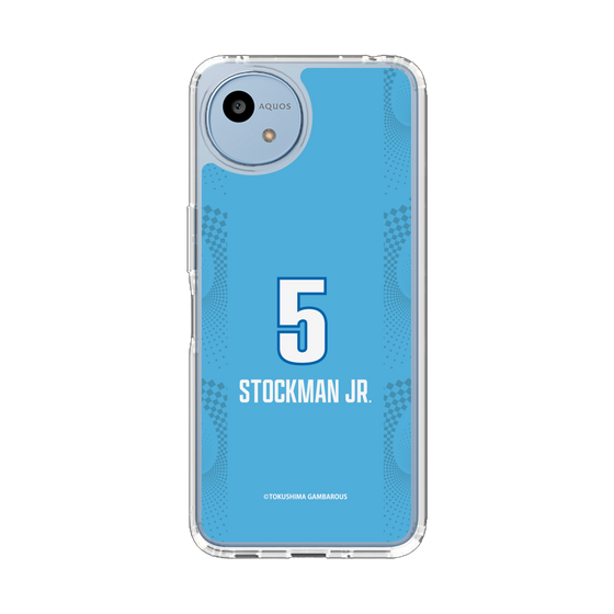 スリムプロテクションケース［ 徳島ガンバロウズ - #5 STOCKMAN JR. - ブルー ］