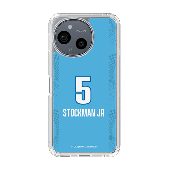 スリムプロテクションケース［ 徳島ガンバロウズ - #5 STOCKMAN JR. - ブルー ］