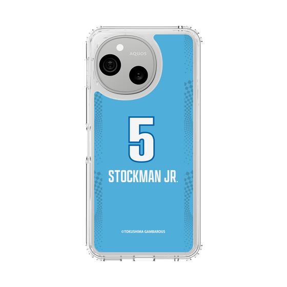 スリムプロテクションケース［ 徳島ガンバロウズ - #5 STOCKMAN JR. - ブルー ］