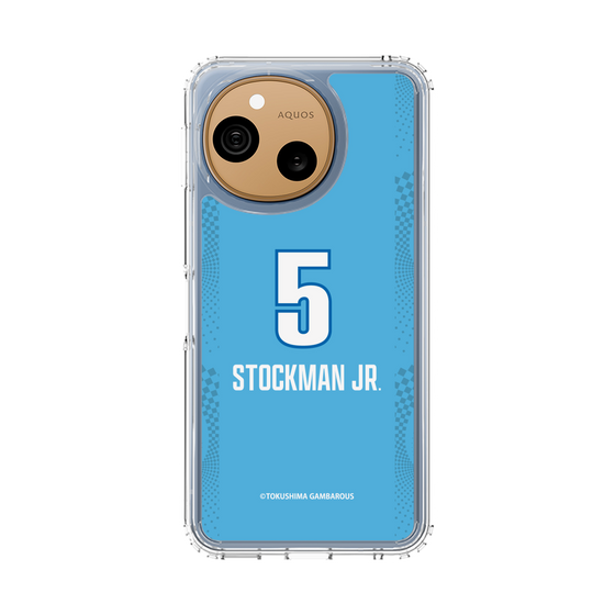スリムプロテクションケース［ 徳島ガンバロウズ - #5 STOCKMAN JR. - ブルー ］