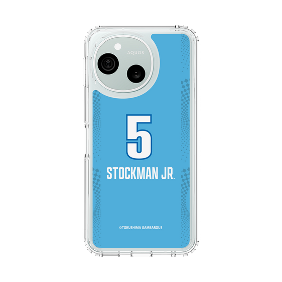 スリムプロテクションケース［ 徳島ガンバロウズ - #5 STOCKMAN JR. - ブルー ］