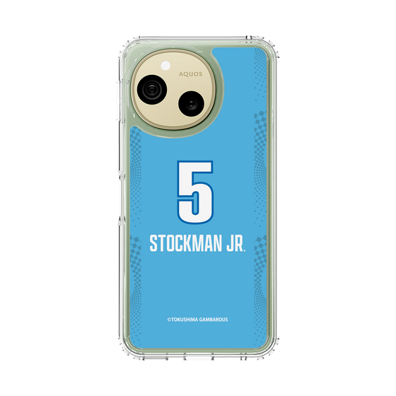 スリムプロテクションケース［ 徳島ガンバロウズ - #5 STOCKMAN JR. - ブルー ］