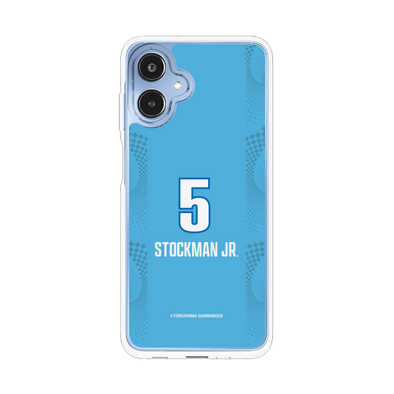 スリムプロテクションケース［ 徳島ガンバロウズ - #5 STOCKMAN JR. - ブルー ］