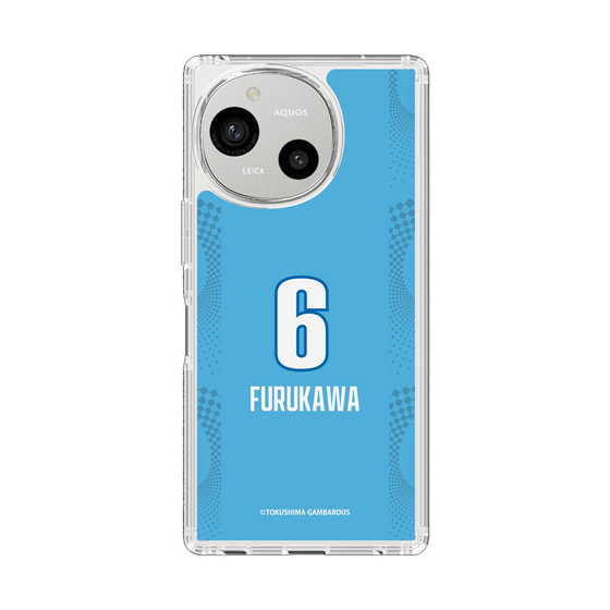 スリムプロテクションケース［ 徳島ガンバロウズ - #6 FURUKAWA - ブルー ］