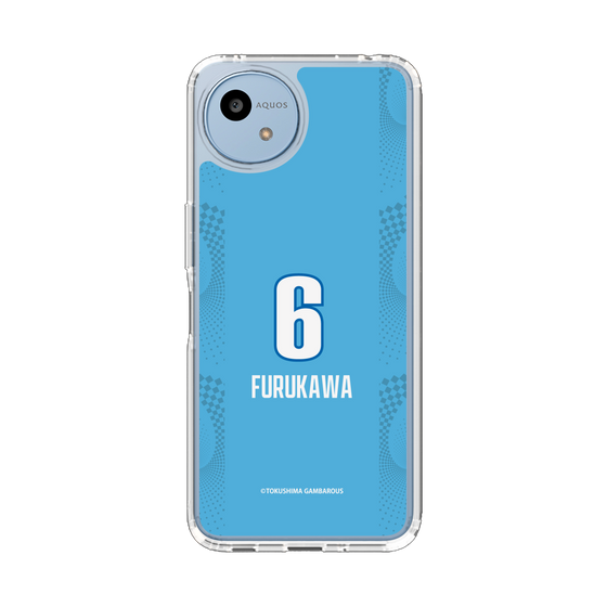 スリムプロテクションケース［ 徳島ガンバロウズ - #6 FURUKAWA - ブルー ］