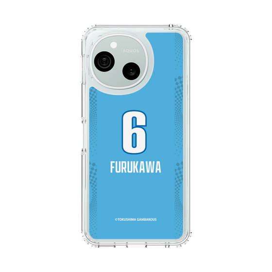 スリムプロテクションケース［ 徳島ガンバロウズ - #6 FURUKAWA - ブルー ］