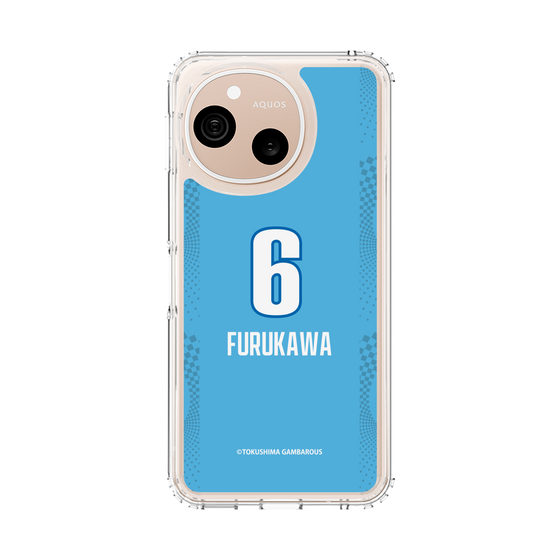 スリムプロテクションケース［ 徳島ガンバロウズ - #6 FURUKAWA - ブルー ］