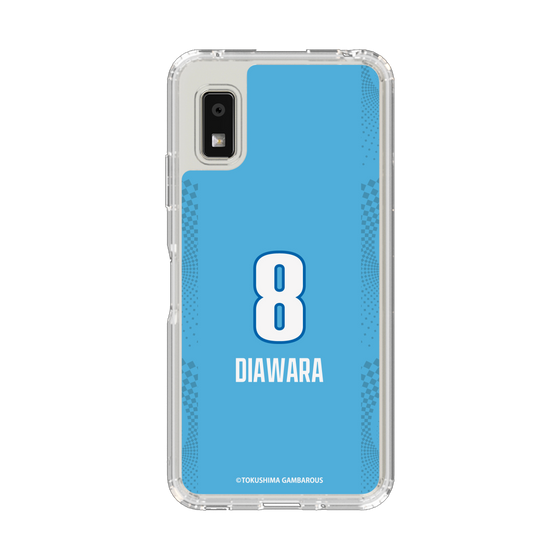 スリムプロテクションケース［ 徳島ガンバロウズ - #8 DIAWARA - ブルー ］