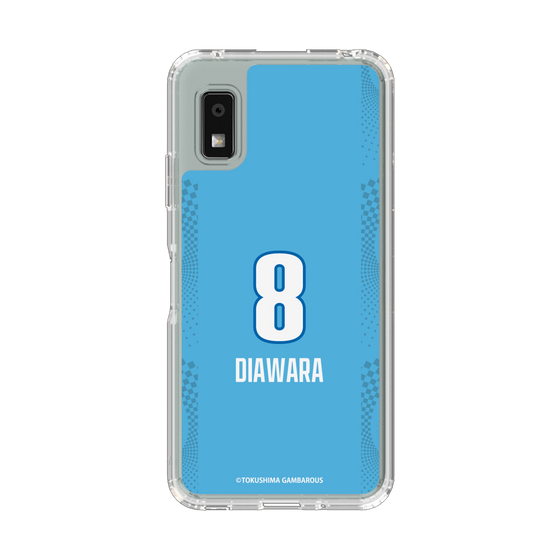 スリムプロテクションケース［ 徳島ガンバロウズ - #8 DIAWARA - ブルー ］