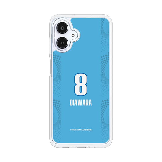 スリムプロテクションケース［ 徳島ガンバロウズ - #8 DIAWARA - ブルー ］