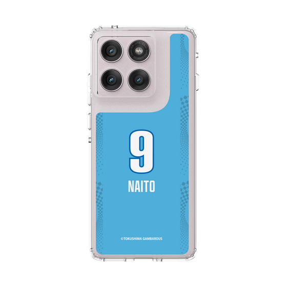 スリムプロテクションケース［ 徳島ガンバロウズ - #9 NAITO - ブルー ］