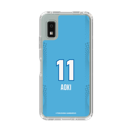 スリムプロテクションケース［ 徳島ガンバロウズ - #11 AOKI - ブルー ］