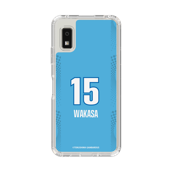スリムプロテクションケース［ 徳島ガンバロウズ - #15 WAKASA - ブルー ］
