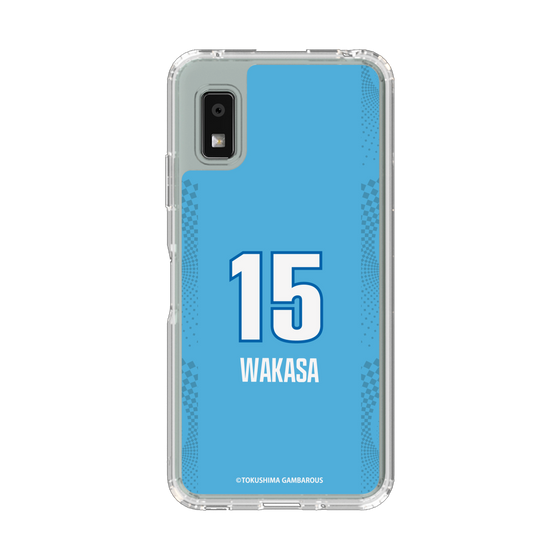 スリムプロテクションケース［ 徳島ガンバロウズ - #15 WAKASA - ブルー ］