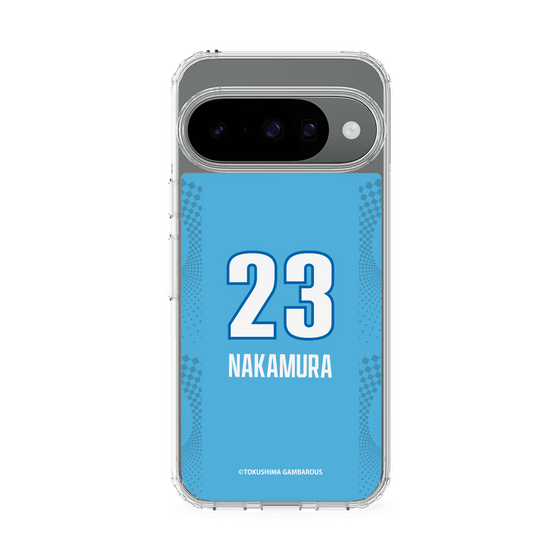 スリムプロテクションケース［ 徳島ガンバロウズ - #23 NAKAMURA - ブルー ］