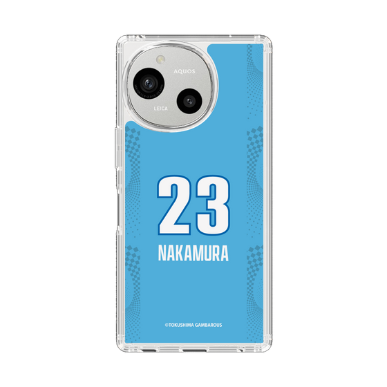 スリムプロテクションケース［ 徳島ガンバロウズ - #23 NAKAMURA - ブルー ］