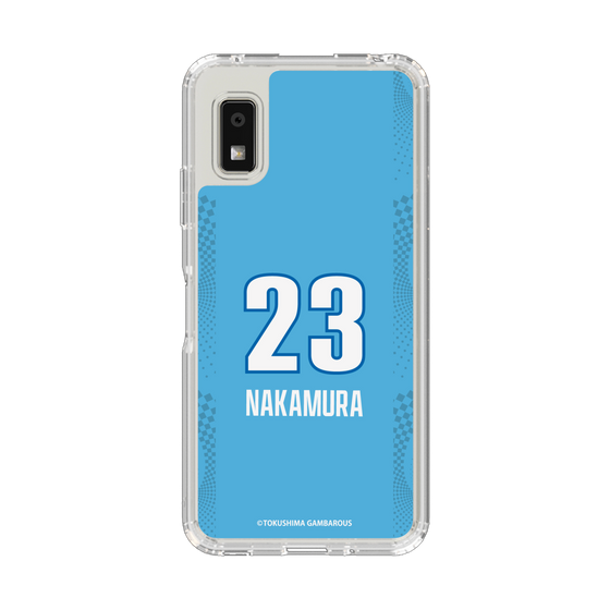 スリムプロテクションケース［ 徳島ガンバロウズ - #23 NAKAMURA - ブルー ］