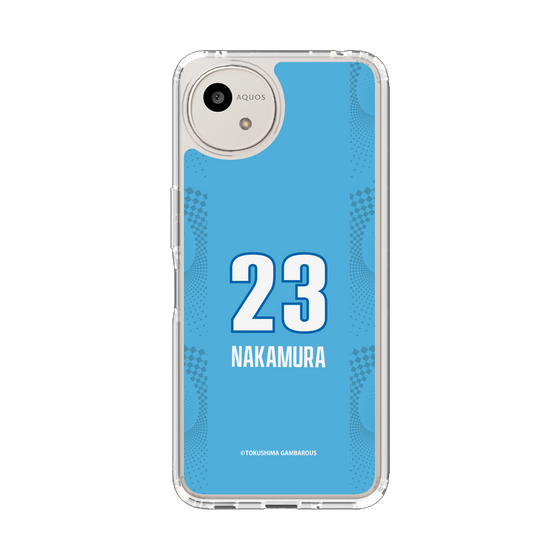 スリムプロテクションケース［ 徳島ガンバロウズ - #23 NAKAMURA - ブルー ］