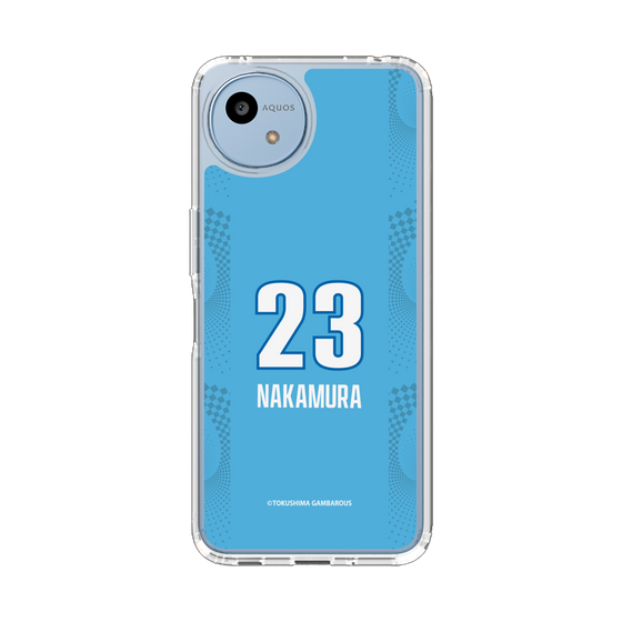 スリムプロテクションケース［ 徳島ガンバロウズ - #23 NAKAMURA - ブルー ］