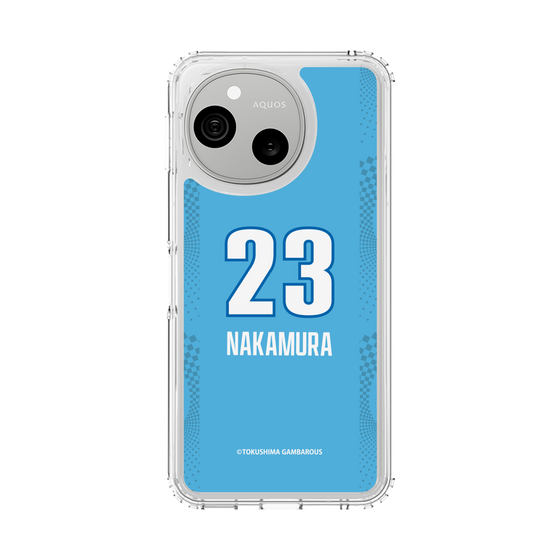 スリムプロテクションケース［ 徳島ガンバロウズ - #23 NAKAMURA - ブルー ］