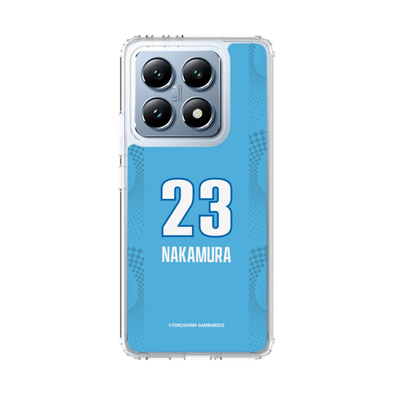 スリムプロテクションケース［ 徳島ガンバロウズ - #23 NAKAMURA - ブルー ］
