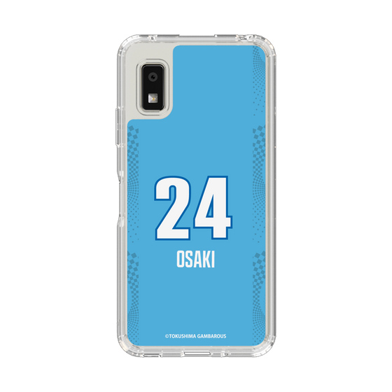 スリムプロテクションケース［ 徳島ガンバロウズ - #24 OSAKI - ブルー ］