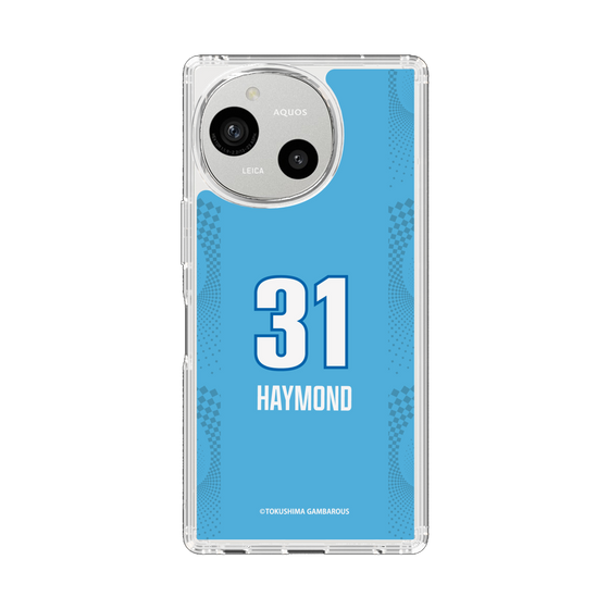 スリムプロテクションケース［ 徳島ガンバロウズ - #31 HAYMOND - ブルー ］