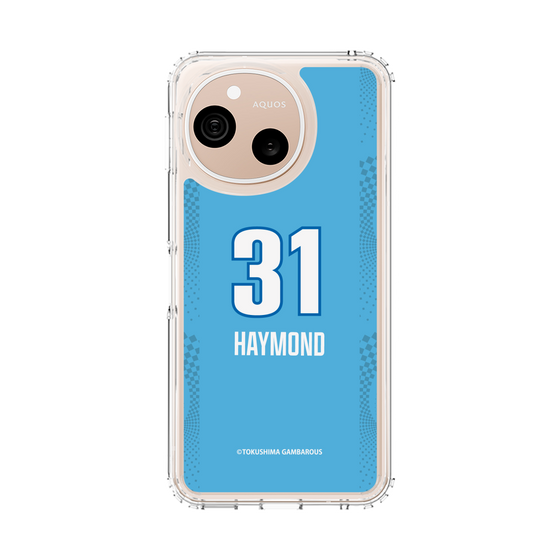 スリムプロテクションケース［ 徳島ガンバロウズ - #31 HAYMOND - ブルー ］