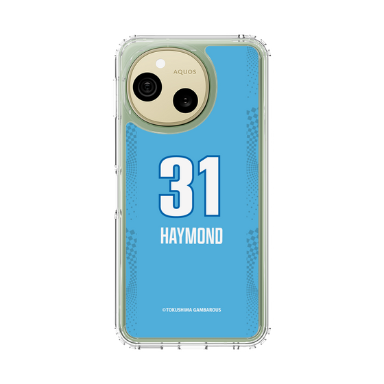 スリムプロテクションケース［ 徳島ガンバロウズ - #31 HAYMOND - ブルー ］