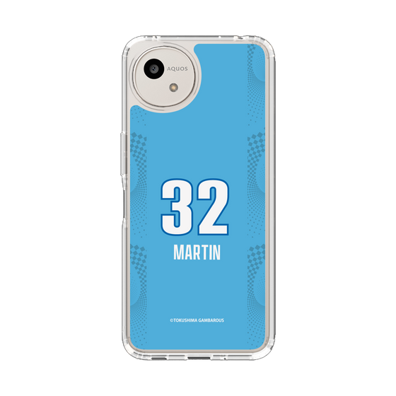 スリムプロテクションケース［ 徳島ガンバロウズ - #32 MARTIN - ブルー ］