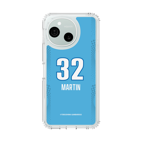 スリムプロテクションケース［ 徳島ガンバロウズ - #32 MARTIN - ブルー ］