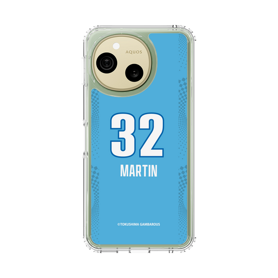 スリムプロテクションケース［ 徳島ガンバロウズ - #32 MARTIN - ブルー ］