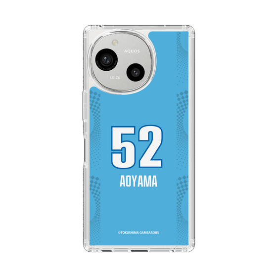 スリムプロテクションケース［ 徳島ガンバロウズ - #52 AOYAMA - ブルー ］