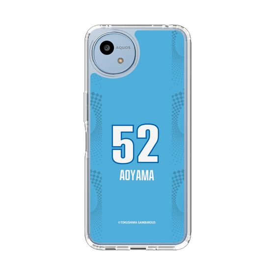 スリムプロテクションケース［ 徳島ガンバロウズ - #52 AOYAMA - ブルー ］